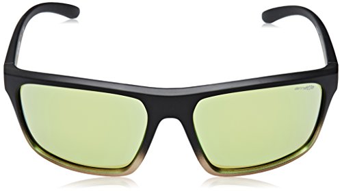 Arnette Sandbank Gafas de Sol, Black Grad Shot Green, 61 para Hombre