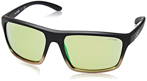 Arnette Sandbank Gafas de Sol, Black Grad Shot Green, 61 para Hombre