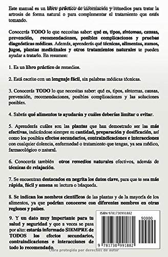 ARTROSIS. Alimentos y Plantas Medicinales: Conoce TODO sobre la artrosis, y aprende cómo tratarla con plantas medicinales, con la alimentación y con otros remedios y terapias naturales.