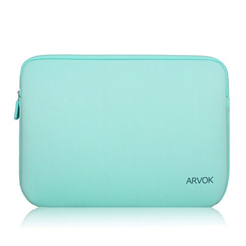 Arvok 17 Pulgadas Funda Protectora para Portátiles/Impermeable Ordenador Portátil Caso/Neopreno del Portátil Bolsa para Acer/ASUS/DELL/Fujitsu/Lenovo/HP/Samsung/Sony (Verde Claro)