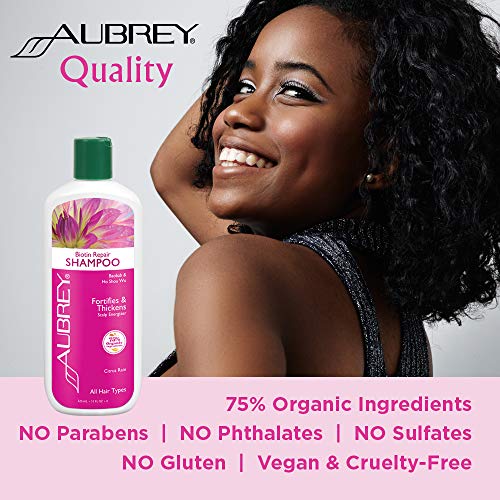 Aubrey Organics 44977 Unisex Champú 325ml champú - Champues (Unisex, Champú, Pelo rubio, Cabello quebradizo, Cabello mixto, Pelo rizado, Cabello dañado, Cabello seco, Cabello..., 325 ml, Aqua, Decyl Glucoside (From Coconut / Corn Sugar), Oryza Sativa (Ric