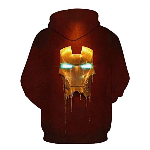 Avengerccc Sudadera Hombre Impresión 3D de Vengadores Endgame para Fanes de Película Avengers Superhéroes Avengers Iron Man Unlimited War 3D Serie de impresión Digital @S