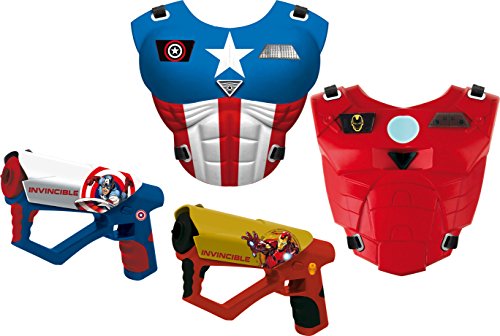 Avengers -  Set Megaláser corazas y Pistolas (IMC Toys  665041)