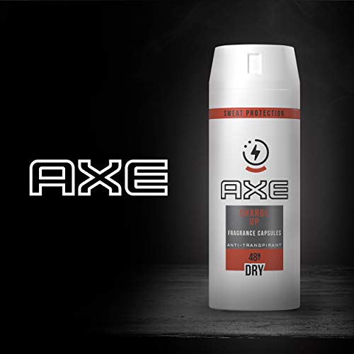 Axe - Adrenaline Charge Up - Desodorante antitranspirante en Aerosol para hombre, 48 horas de protección - 150 ml