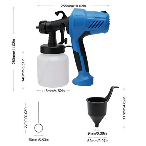 AXH 400W Nebulizador Eléctrico de la Máquina para el Hotel, Hostal, Compras Otros Trabajos de Desinfección Centro Comercial, Restaurante, Familiares