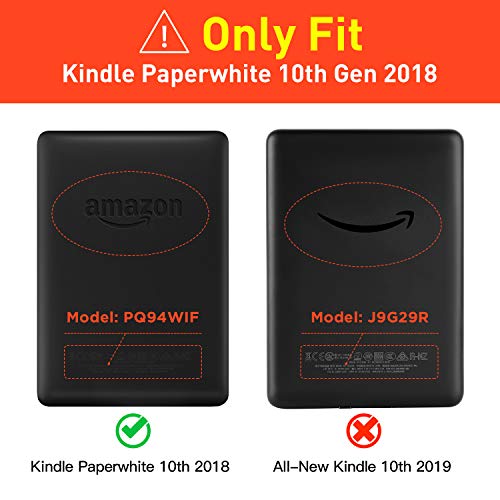 Ayotu Water-Safe Case for Kindle Paperwhite 2018 - PU Leather Smart Cover with Auto Wake/Sleep - Fits Amazon All-New Kindle Paperwhite Leather Cover (10th Generation-2018) K10 The Boy and Fox