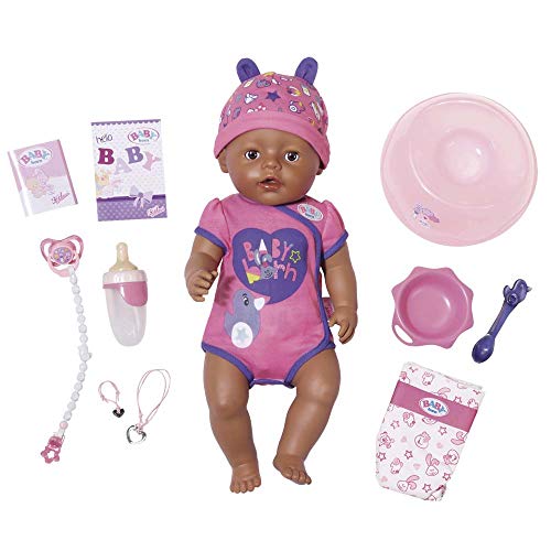 Baby Born - Muñeca bebé Niña con 9 funciones (Bandai 822029)