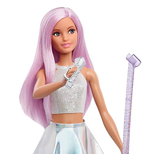 Barbie Quiero Ser Cantante, muñeca con accesorios (Mattel FXN98)