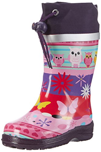 Beck Eule, Botas de Agua para Niñas, (Multicolor 50), 24 EU