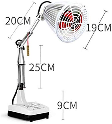 BEIAKE TDP Lámpara De Infrarrojos Lejanos Lámpara De Terapia De Escritorio Instrumento De Fisioterapia Multifuncional Lámpara De Calentamiento para Alivio del Dolor De Cuello Y Hombros