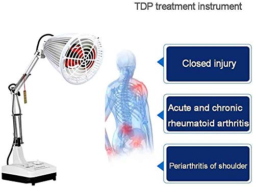 BEIAKE TDP Lámpara De Infrarrojos Lejanos Lámpara De Terapia De Escritorio Instrumento De Fisioterapia Multifuncional Lámpara De Calentamiento para Alivio del Dolor De Cuello Y Hombros