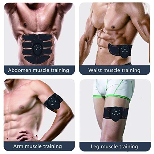 BEIAKE USB De Carga Eléctrica Muscular Estimulador EMS Inalámbrico Las Nalgas De La Cadera Entrenador Abdominal ABS Estimulador Cuerpo De La Aptitud Adelgazamiento Masajeador,8