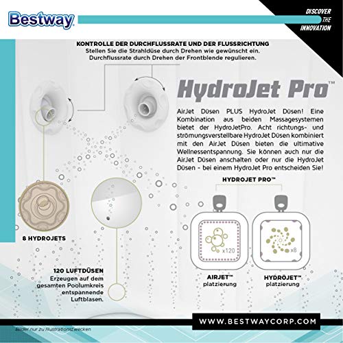 Bestway - Spa Hinchable Bestway Lay- Z-Spa Hawaii Hydrojet Pro Para 4-6 Personas