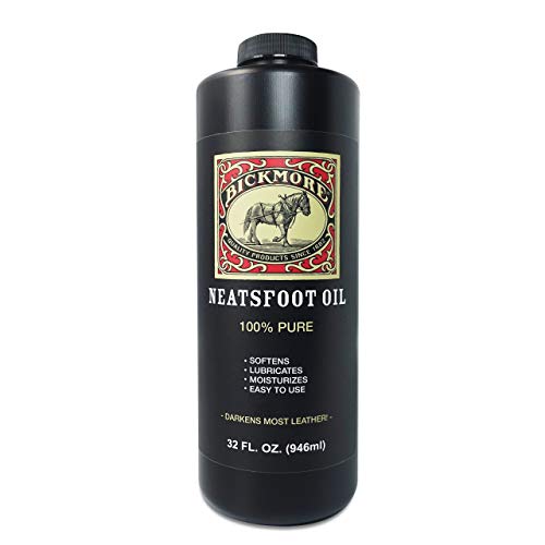 BICKMORE aceite de pie de buey (32 oz- suaviza, lubrica y hidrata la piel, funciona gran como aceite de guante de béisbol