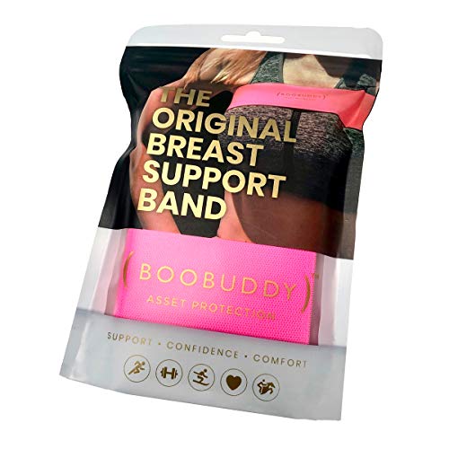 Booband Boobuddy Sujetador Deportivo para Mujer - Yoga Fitness Top para Correr, Entrenar y Hacer Ejercicio - Parte Superior Ajustable y Cómoda - Previene Lesiones y Mejora la Postura - Tamano: M