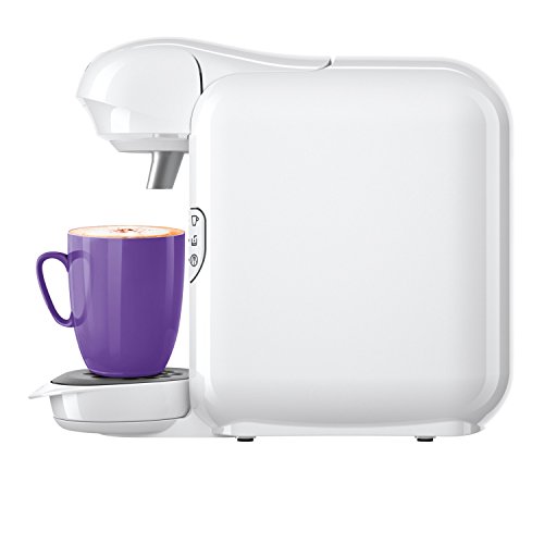 Bosch TAS1404 Tassimo Vivy 2 - Cafetera Multibebidas Automática de Cápsulas, Diseño Compacto, color Blanco, Única