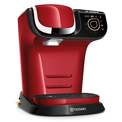 Bosch TAS6003 TASSIMO My Way Cafetera de cápsulas, 1500 W, color rojo