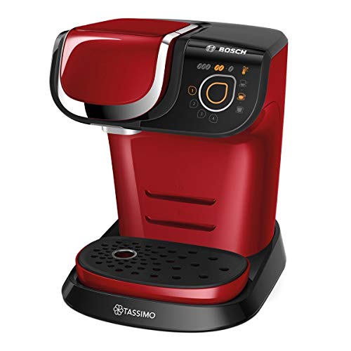 Bosch TAS6003 TASSIMO My Way Cafetera de cápsulas, 1500 W, color rojo