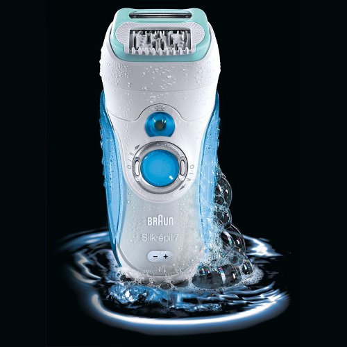 Braun Silk-épil 7 Depiladora de Doble Acción 7771 - Utilizable bajo el agua, recargable, con tecnología exfoliante y 2 accesorios