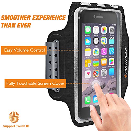 Brazalete Deportivo para Correr, Brazalete Móvil Deportivo Ajustable para iPhone 11 Pro Max Galaxy A50 A40 Redmi 7 Note 7 Xiaomi 9 HUAWEI P20 lite, Más Transpirable, Correa Ajustable, Hasta 6,7"