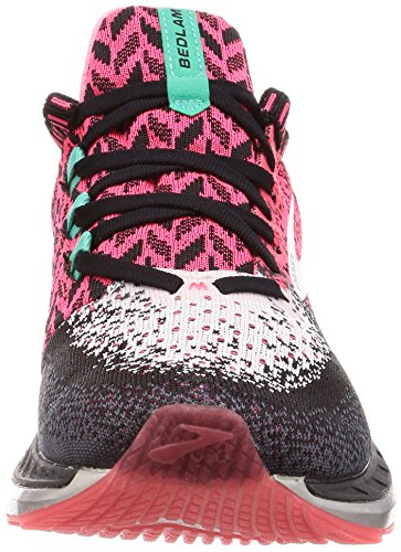 Brooks Bedlam, Zapatillas de Running para Mujer, Multicolor (Pink/Black/White 656), 38.5 EU