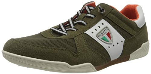 Bugatti 321926015400, Zapatillas para Hombre, Verde (Dark Green 7100), 44 EU