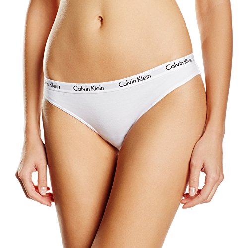 Calvin Klein Carousel-Bikini Sujetador, Blanco (WHITE 100), X-Small para Mujer