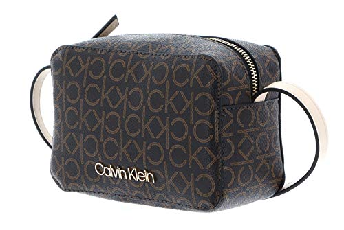 Calvin Klein CK Mono Camera Bag Brown Mono Mix