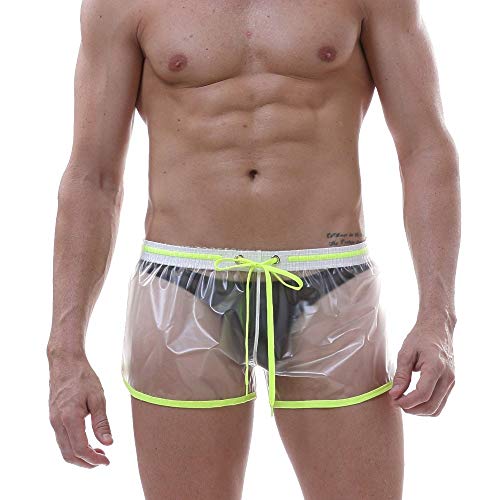 Calzoncillos Boxer Hombre, LANSKIRT Slip Hombre Sexy Transparente Ropa Interior de Verano de Perspectiva y Impermeable Tangas Braguitas Atractiva Moda Lenceria