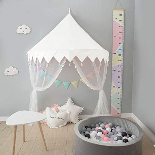 Cama con Dosel para Niños Mosquitero de Cuna Bebe Tienda de Campaña Niños Decoración de la Habitación NTE002