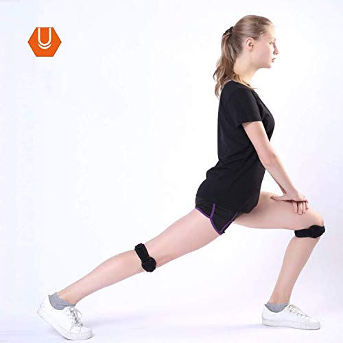 CAMBIVO 2 x Rodillera Cinta Rotuliana, Rodilleras, Banda de Soporte para Rótula Ajustable para Running, Voleibol, Béisbol, Tendinitis, Artritis y Recuperación de Lesiones