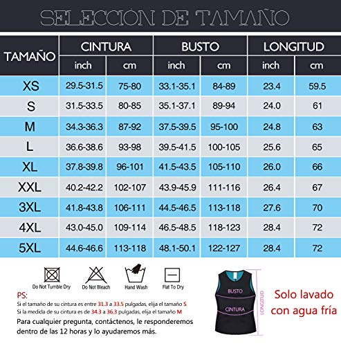 Camiseta Reductora LaLaAreal Hombre Faja Reductora Adelgazante de Neopreno Compresion para Perdida de Peso, Faja Abdomen y Barriga 3XL Negro