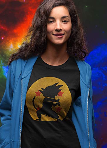 Camisetas La Colmena 2202-Kame Hame Ha - Bola Abuelo -Dragon Ball - Goku, (Melonseta) - L