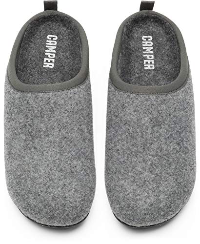 CAMPER Wabi, Damen Flache Hausschuhe, Grau (Dark Gray 061), 39 EU (6 UK)