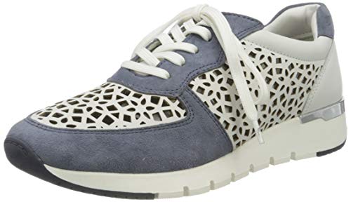 CAPRICE Kaia, Zapatillas para Mujer, Blanco Jeans 135, 39 EU