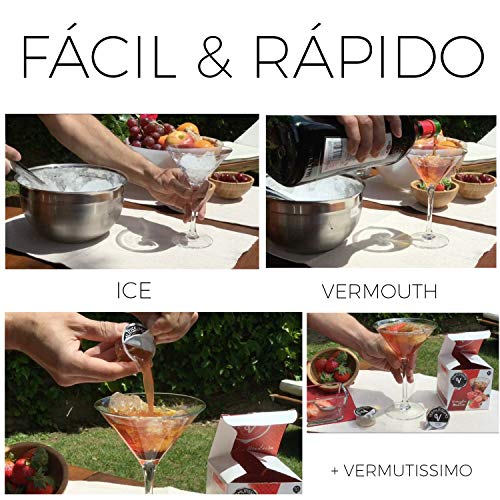 Capsulas Zumo de Frutas para Vermut Cocktail Capsula Coctail Fruta Combinados (NARANJA, Pack de 3 cajas)