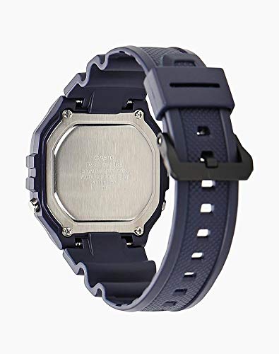 Casio Reloj Digital para Hombre de Cuarzo con Correa en Resina W-218H-2AVEF