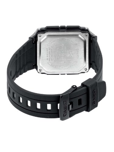 Casio WAVE CEPTOR Reloj Radiocontrolado, Negro, para Hombre, con Correa de Resina, WV-59E-1AVEF