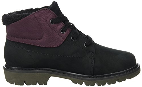 Cat Footwear Fret Fur WP, Botas para Mujer, Negro (Womens Black/Wine Tasting), 40 EU