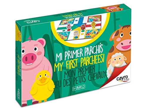 Cayro -Mi Primer parchis- Juego de Mesa Infantil - parchís Infantil - Juego de cooperación Desarrollo de Habilidades visuales y lógico-matemáticas - Juego de Mesa (163)