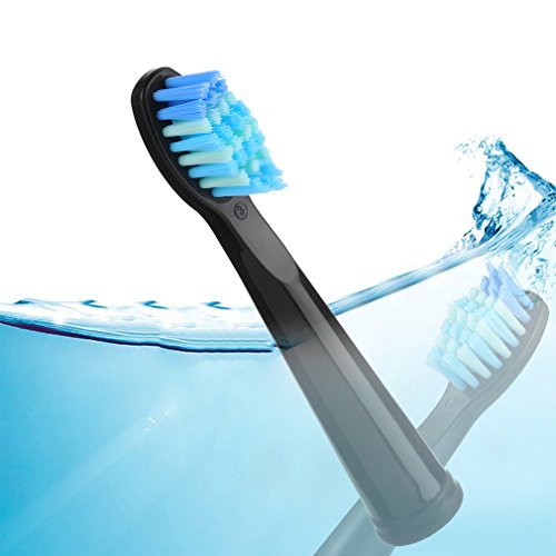 Cepillo de Dientes Eléctrico Teeteck PRO Cepillo de Dientes Electrico Sonicreca Regable de poco Ruido 5 Modo Inteligente Opcional (Cabezal de recambio (5))