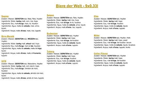 "CERVEZAS DEL MUNDO" Selección de las 9 cervezas más exclusivas del mundo. Paquete de degustación. Excelente idea de regalo para hombres jóvenes y adultos