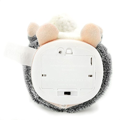 CestMallHamster Juguete, Repite Lo Que Dices. Electronic Mascota Hablador Plush Toy para niños, 3 x 5.7 Pulgadas (Gris)