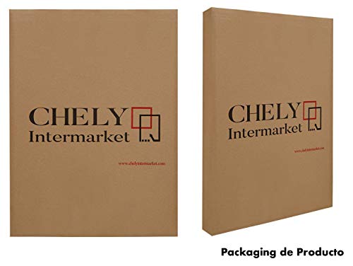 Chely Intermarket tablero madera contrachapado de 40x60 cm/4 mm-grosor/1 tablero/, chapas de abedul lijado en ambas caras. Especial para cortes con láser, CNC, Pirograbado y Calado(557-40x60-0,45)