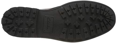 Clarks - Botines de Cuero Hombre, Color Negro, Talla 41.5 EU