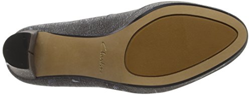 Clarks Kendra Sienna, Zapatos de Tacón para Mujer, Gris (Grey), 39.5 EU