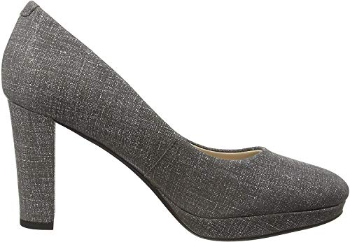 Clarks Kendra Sienna, Zapatos de Tacón para Mujer, Gris (Grey), 39.5 EU