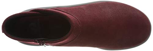 Clarks Sillian2.0dusk, Botas Slouch para Mujer, Rojo (Maroon Maroon), 40 EU