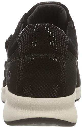 Clarks Un Adorn Lo, Zapatos de Cordones Derby para Mujer, Negro (Black Combi), 38 EU