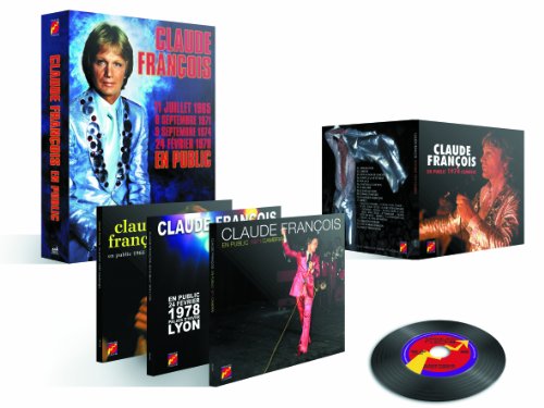 Claude François en public, 4 concerts : 1965, 1971, 1974, 1978 (Coffret 4 CD Vinyl Replica)